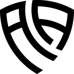 Aa monogram logo concept
