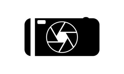 camera photo logo vector