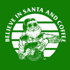 Barista Believe in Santa Claus and Coffee