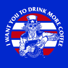 Barista Uncle Sam Want You to Drink More Coffee