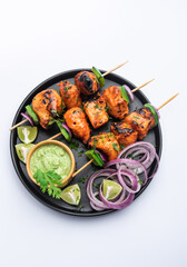 chicken tikka kebabs