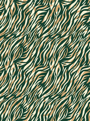 Psychedelic Abstract Seamless Zebra Pattern Digital Concept Trendy Stylish Colors Perfect for Allover Fabric Print or Wrapping Paper