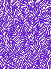 Psychedelic Abstract Seamless Zebra Pattern Digital Concept Trendy Stylish Colors Perfect for Allover Fabric Print or Wrapping Paper