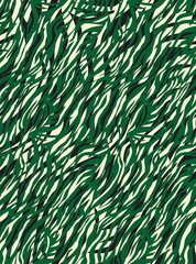 Psychedelic Abstract Seamless Zebra Pattern Digital Concept Trendy Stylish Colors Perfect for Allover Fabric Print or Wrapping Paper