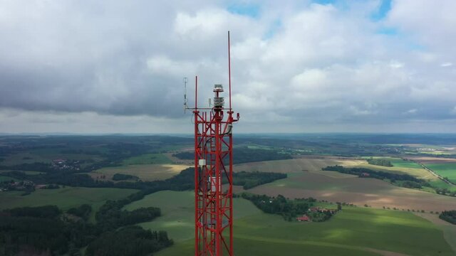 Atmospheric station science research drone aerial weather meteorology international, warning light for aircraft lighthouse eddy covariance systems, measurement diffuse solar radiation scientific tower