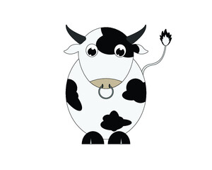 Cow Icon - Vector Illustration