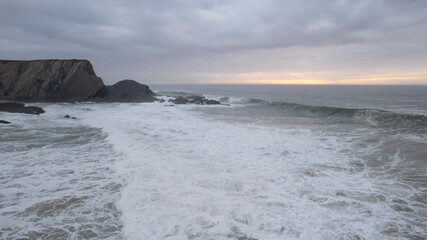 beach at sunset