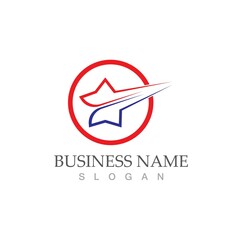 Star icon Template vector illustration