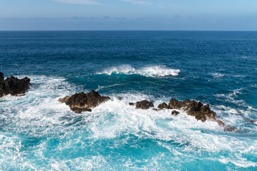 atlantic waves on the beach