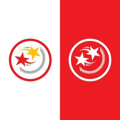 Star icon Template vector illustration