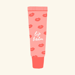 Lip balm illustration, skin care product