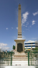 The war memorial on National Heroes Square in Bridgetown, Barbados - obrazy, fototapety, plakaty