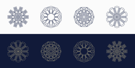 custom, creative, luxury ornament, frame, mandala, logo icon, symbol 