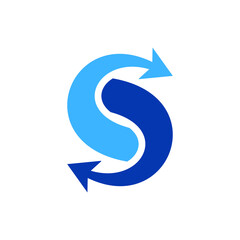S Arrow Logo can be used for company, icon, and others.