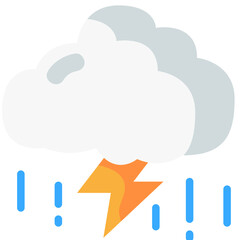 storm flat icon
