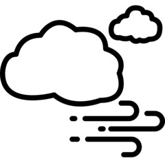 wind line icon