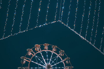 Ferris wheel at Chrstmas market