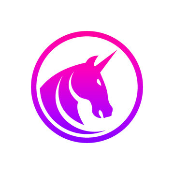Unicorn Logo can be use for icon, sign, logo and etc