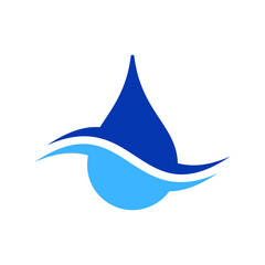 Water Drop Logo can be used for company, sign, icon, and others.