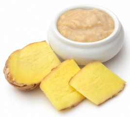 Ginger with paste