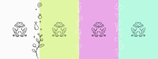 cute childish toddler animal. For kids books, room interior, logo, shape, symbol, bran