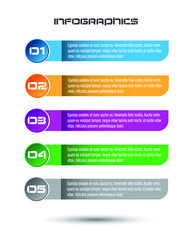 Fototapeta premium Infographics banners for web layout.
