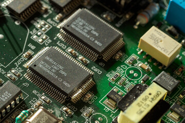 Discarded circuit board on the motherboard.