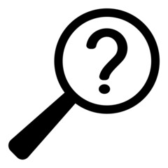 Magnifier Flat Icon Isolated On White Background