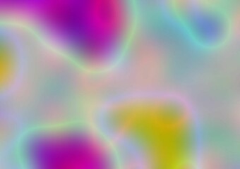 Abstract multicolored background. Blurred spots and lines. Bright colors, neon. Background for the cover of a notebook, book. A screensaver for a laptop.
