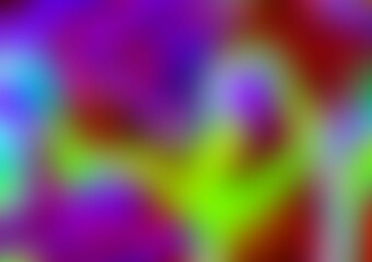 Abstract multicolored background. Blurred spots and lines. Bright colors, neon. Background for the cover of a notebook, book. A screensaver for a laptop.