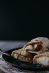 pancakes with chocolate