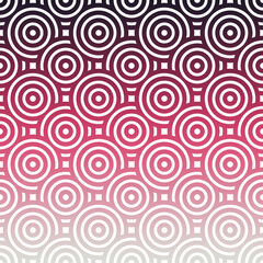 Abstract overlapping circles ethnic pattern background. 