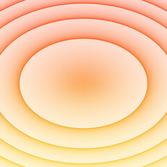 Abstract rippled circle background. content area. 3d rendering.