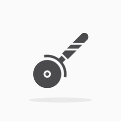 Pizza cutter icon.