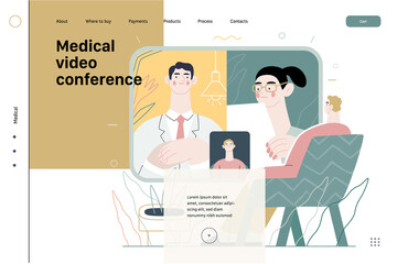 Medical video conference - medical insurance - online doctor service