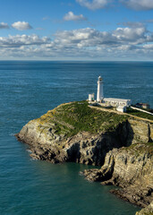 Fototapeta na wymiar South Stack Lighthouse on Anglesey