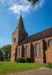 Gothic church of Onstwedde, Province Groningen