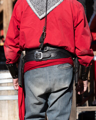 A cowboy with two guns