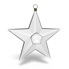 Plastic Christmas Tree Decoration Star