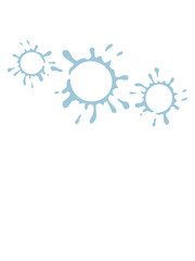 Muster Platzende Seifenblase 