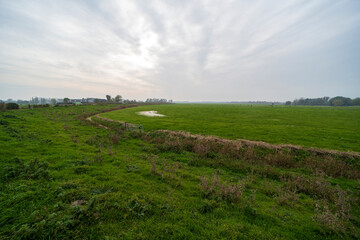Obraz premium Dutch autumn landscape of the countryside