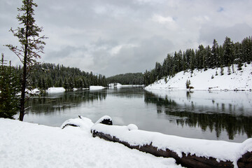 lake in winter