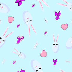 Vector Easter background. It fits very well in textiles, fabric, bedding, wallpapers, decorative elements.