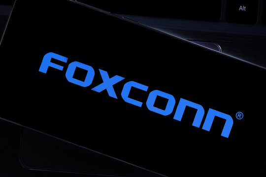 Foxconn editorial. Illustrative photo for news about Foxconn - a multinational electronics contract manufacturer