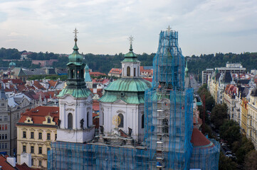 Obraz premium Prague, Czech Republic - September, 2021: Old Town Square in Prague