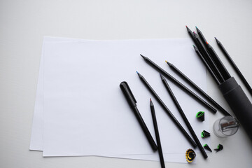 neurographics, marker drawings, pencils sheet of paper, creativity, psychology.