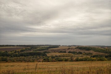 Fototapeta premium landscape with clouds