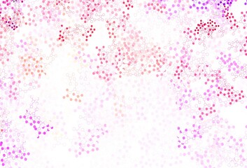 Light Pink, Yellow vector template with artificial intelligence structure.