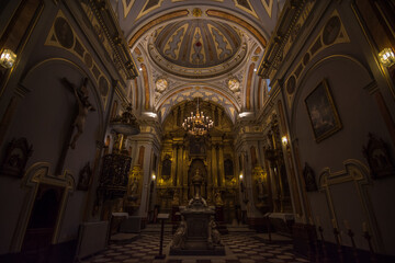 Obraz premium Toledo, Spain, October 2019 - view of a chapel at The Colegio de Doncellas Nobles, a former girls' school in Toledo 