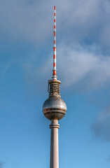 Fototapeta premium Berliner Fernsehturm or the TV Tower of Berlin, Germany